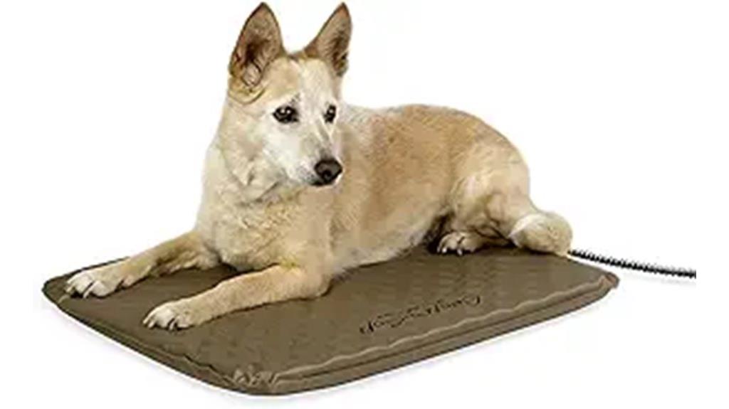 heated soft pet bed