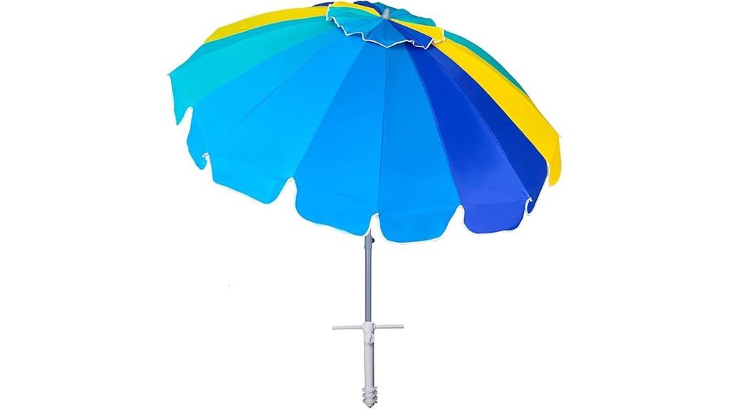 heavy duty 7 5ft beach umbrella