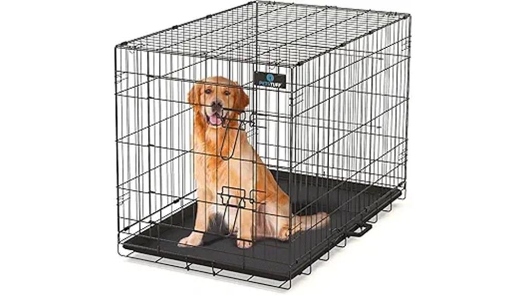 heavy duty foldable dog crate