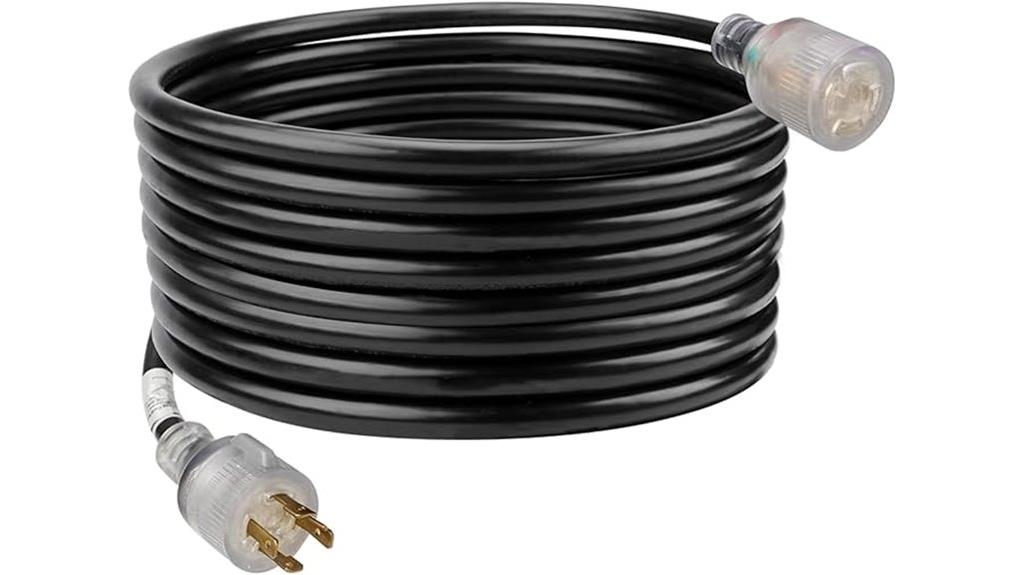 heavy duty generator extension cord