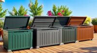 heavy duty outdoor deck storage