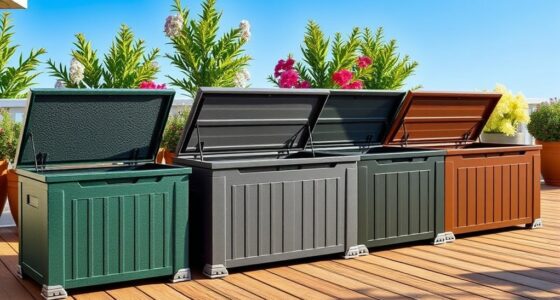 heavy duty outdoor deck storage