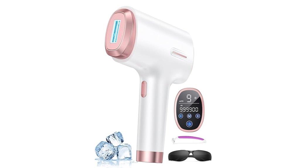 home ice cooling laser hair removal