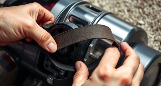 inspect and replace belt