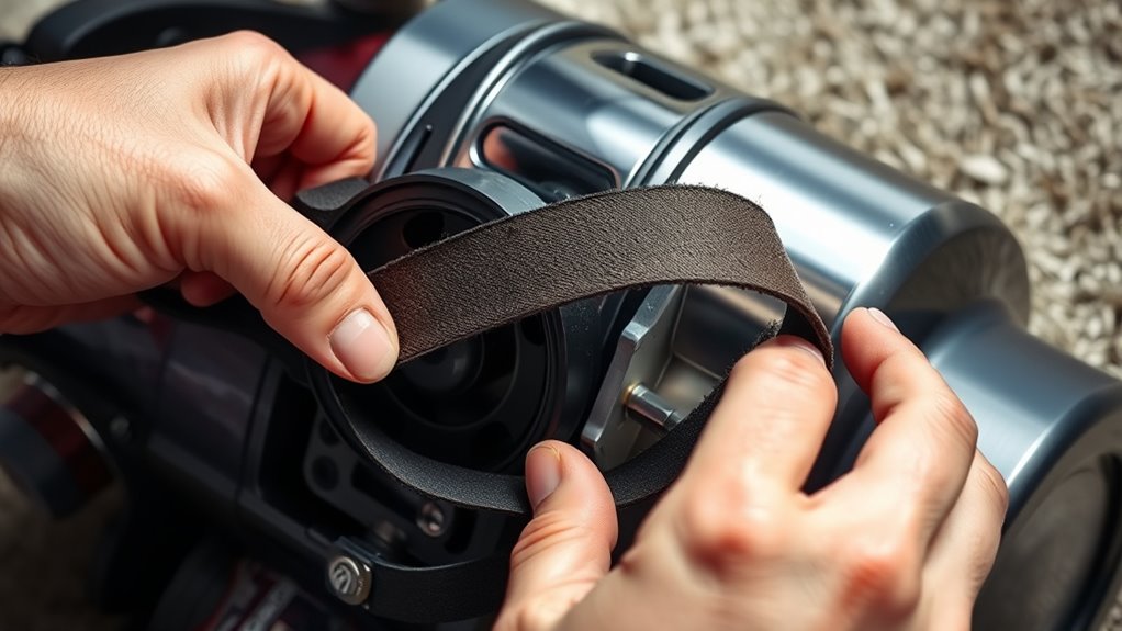 inspect and replace belt