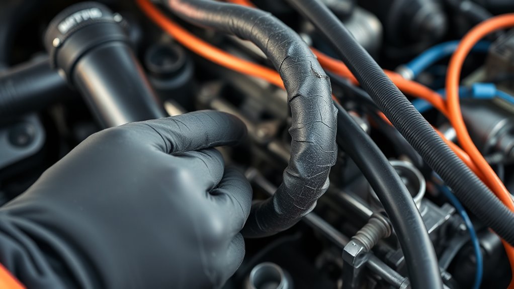 inspect and replace damaged hoses