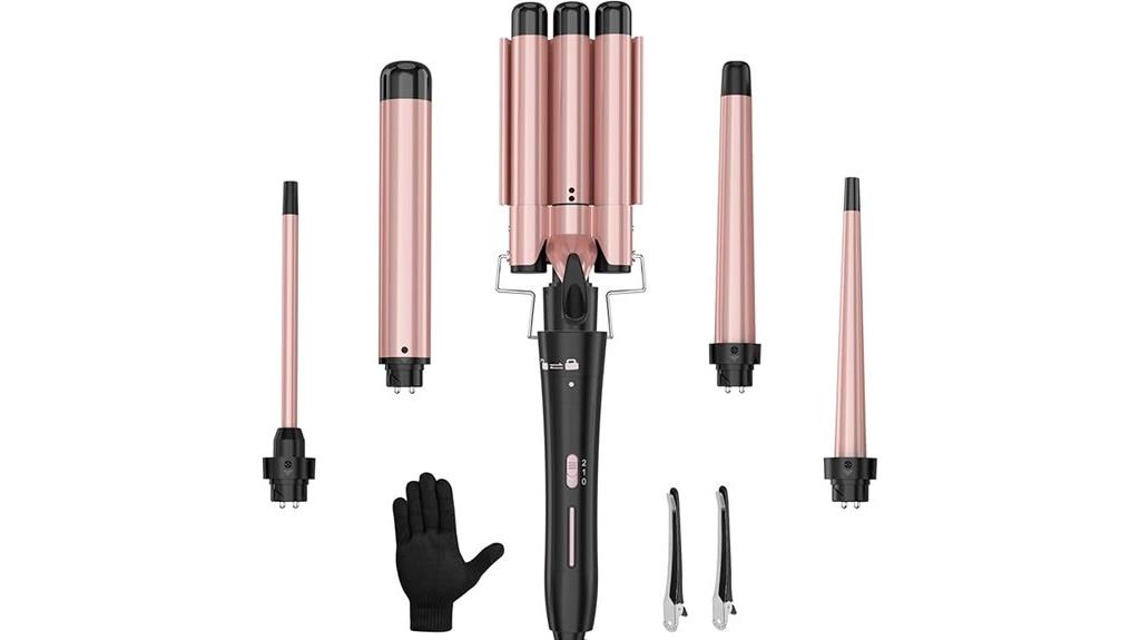 interchangeable barrel curling wand
