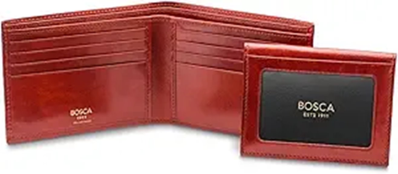 italian leather rfid wallet