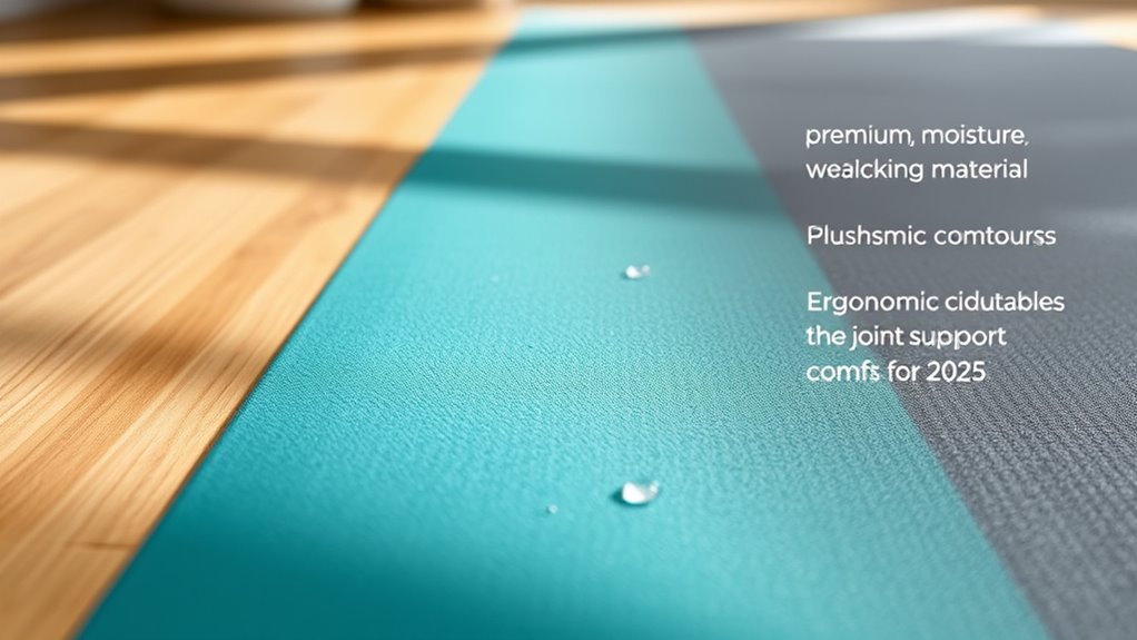 joint supportive yoga mat features