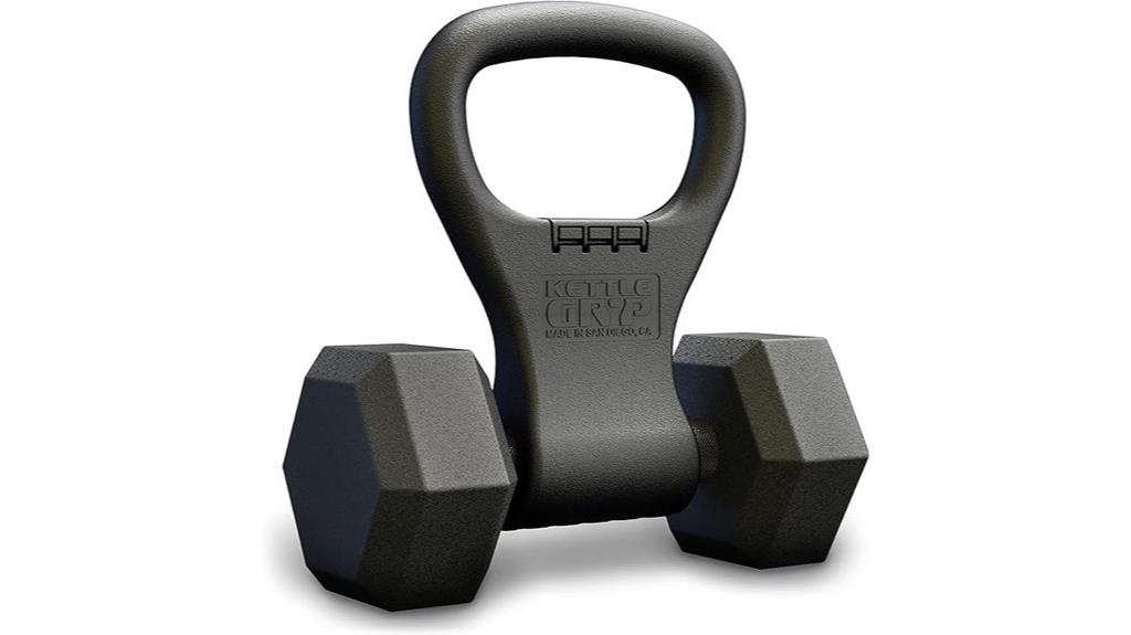 kettlebell to dumbbell converter
