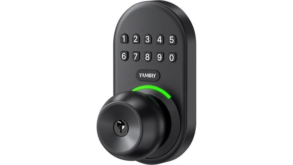 keypad lock with handle
