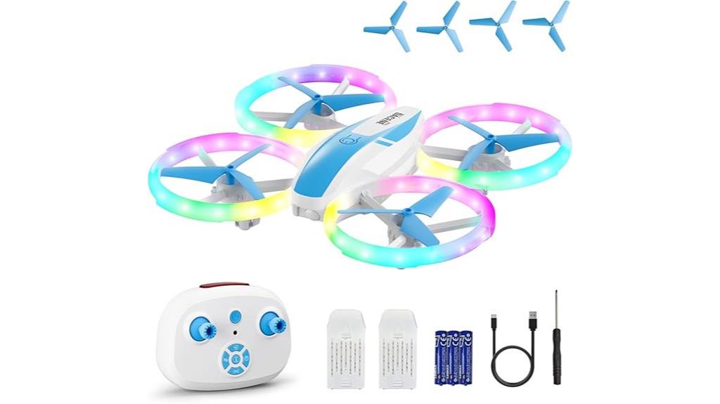 kids mini drone with leds