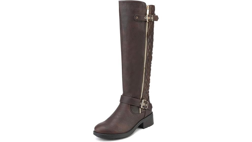 knee high wide calf boots