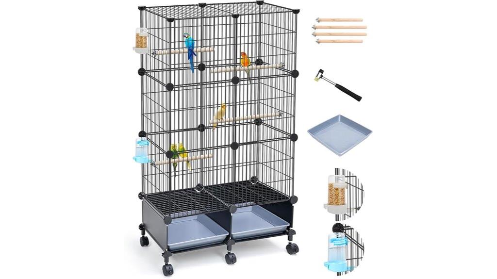 large bird cage accessories