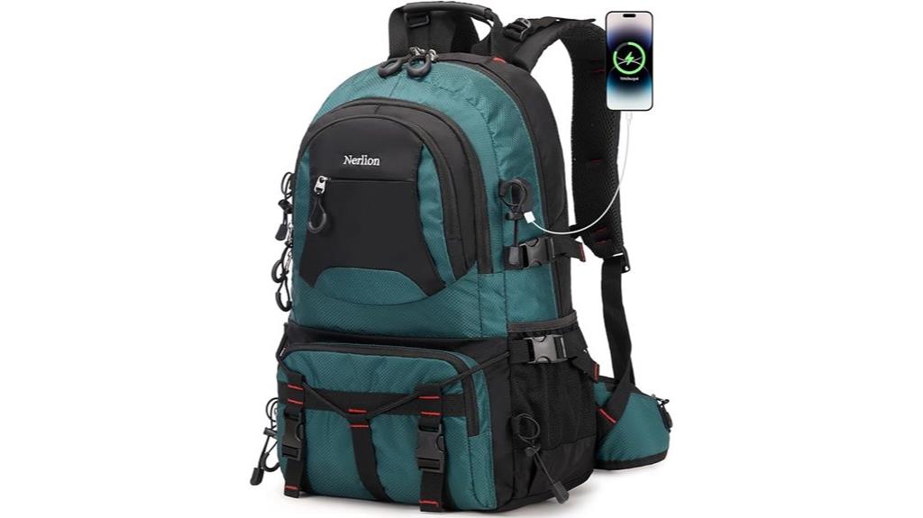 large capacity hiking backpack