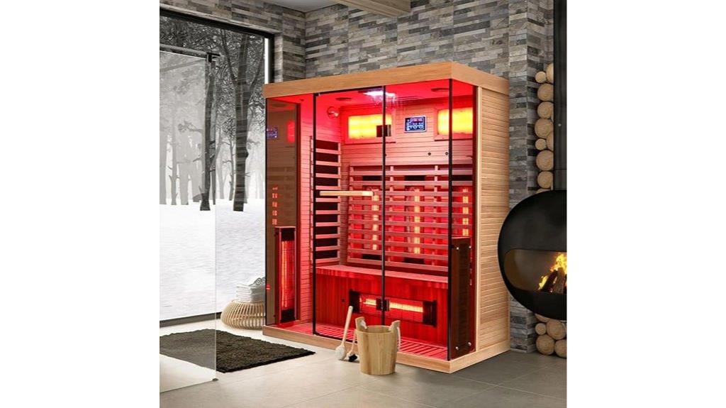 large capacity infrared sauna