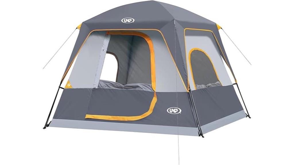 large capacity rain resistant tent