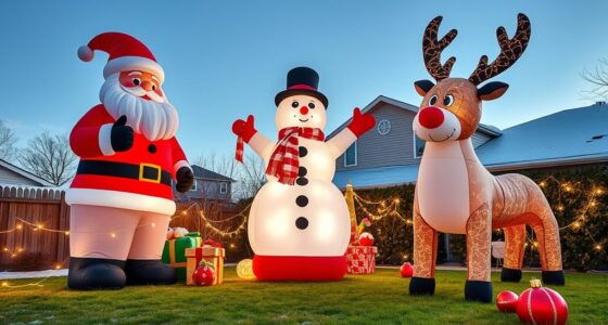large festive yard inflatables