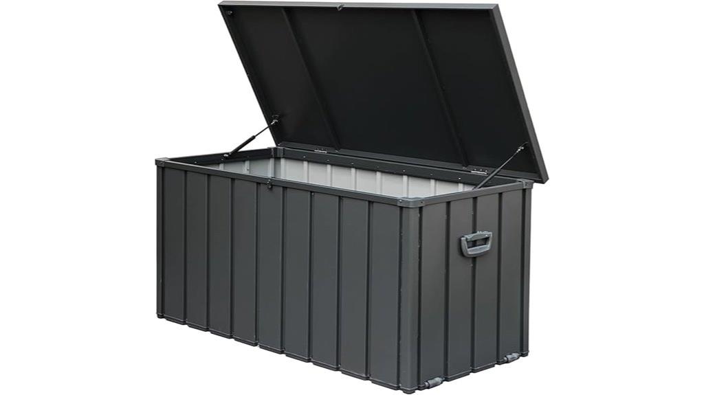 large outdoor metal container