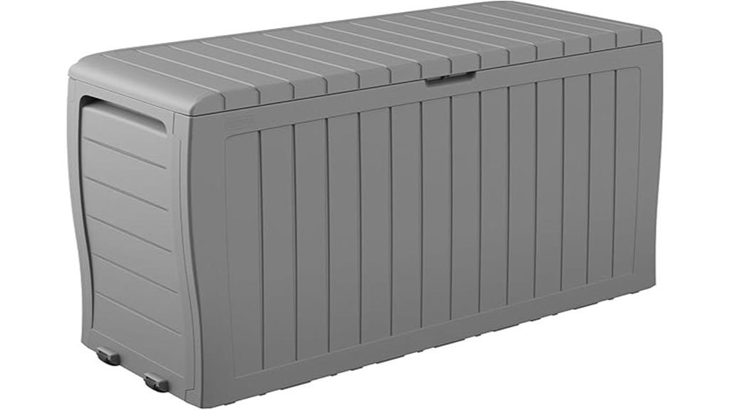 large outdoor resin storage box