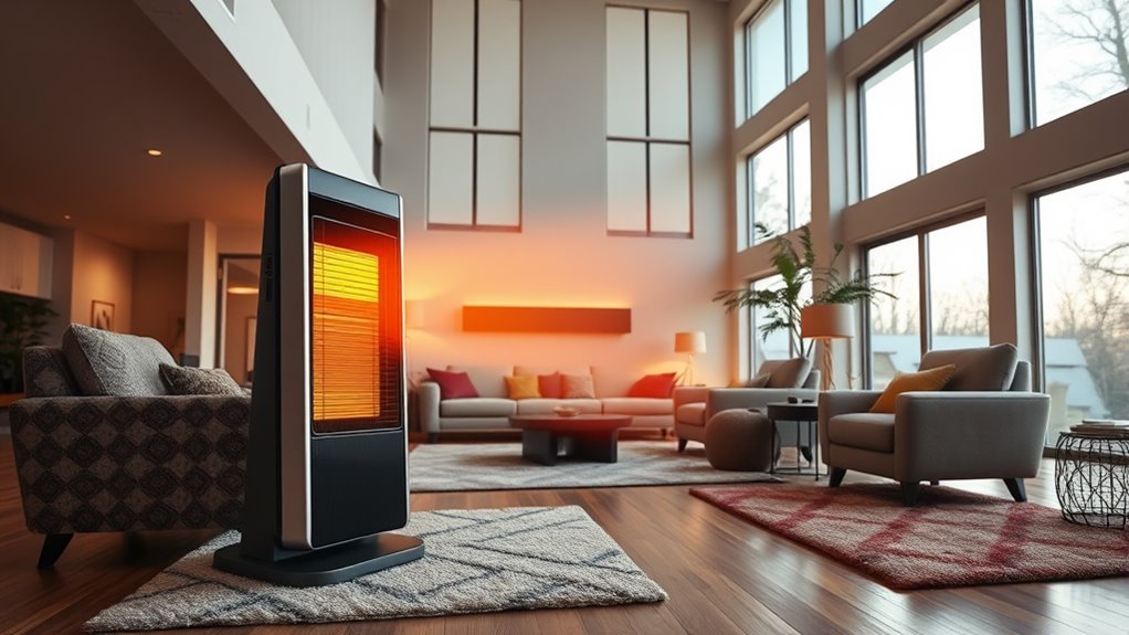 large room heating considerations