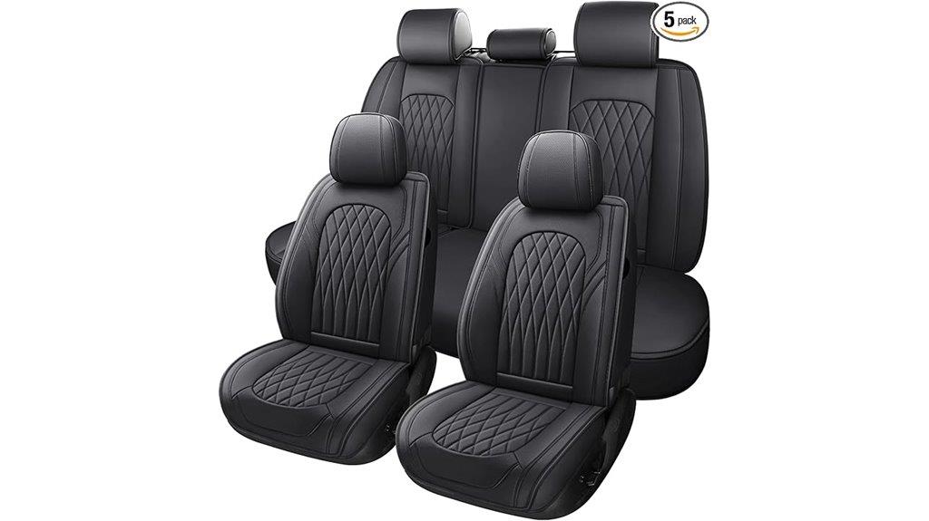 leather car seat cover set