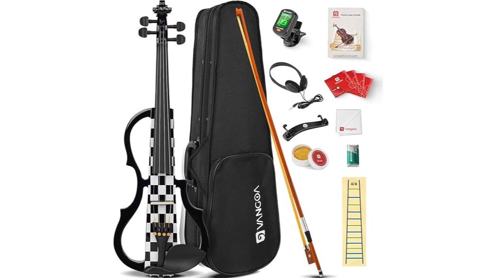 left handed full size electric violin