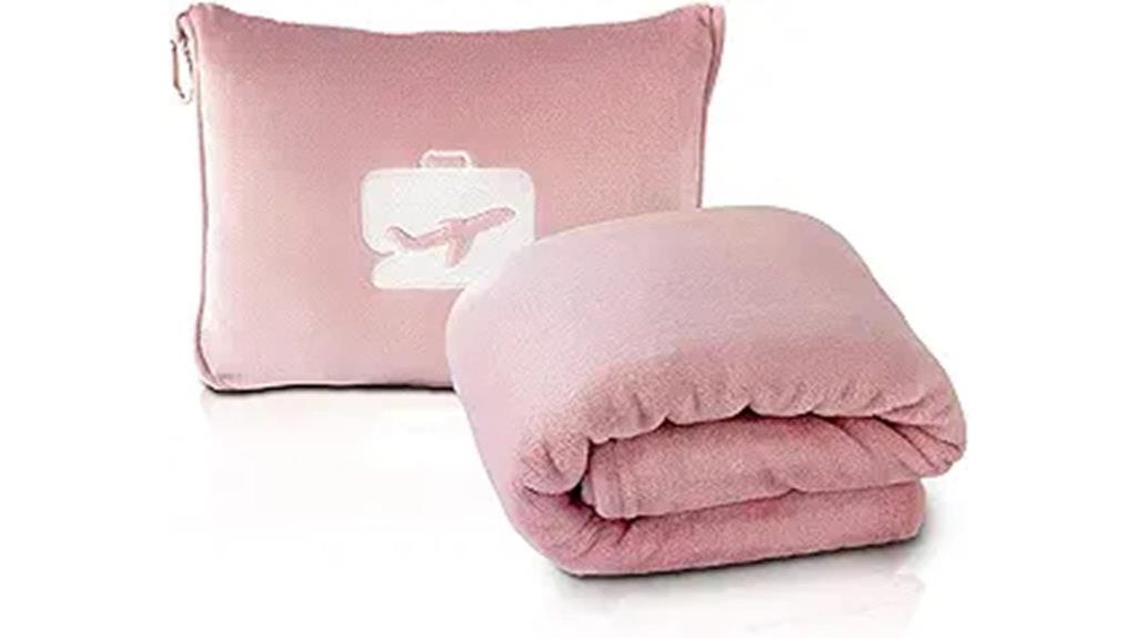 light pink travel comfort set