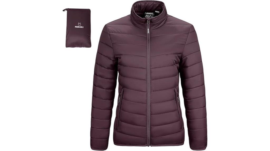 lightweight packable puffer jacket