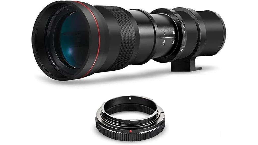 long range manual telephoto lens