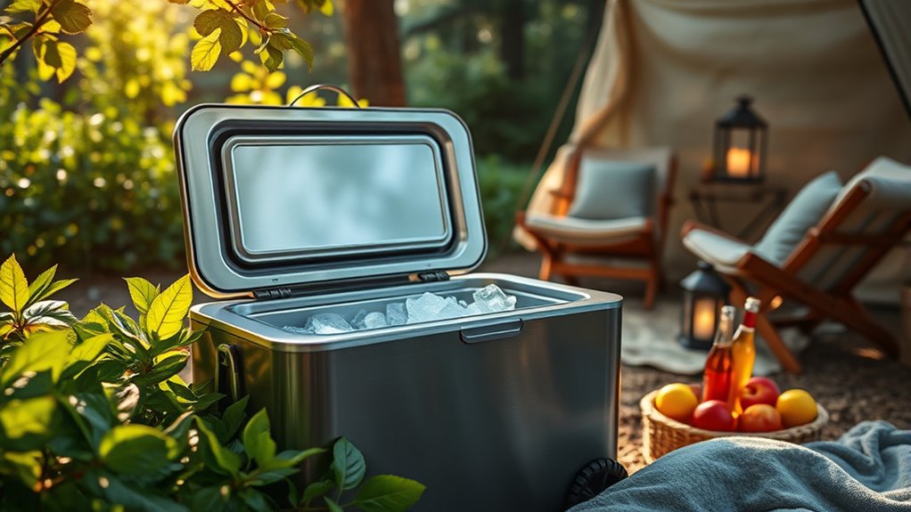 luxury camping cooler options
