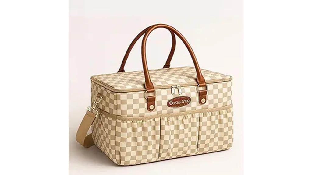 luxury collapsible baby tote