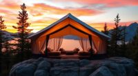 luxury durable camping tents