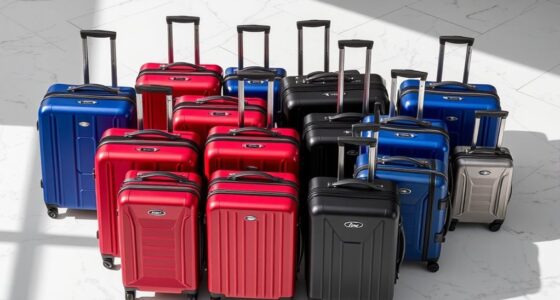 luxury durable luggage sets