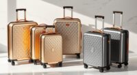 luxury durable travel luggage