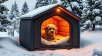 luxury heated outdoor pet houses