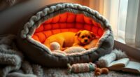 luxury heated pet beds
