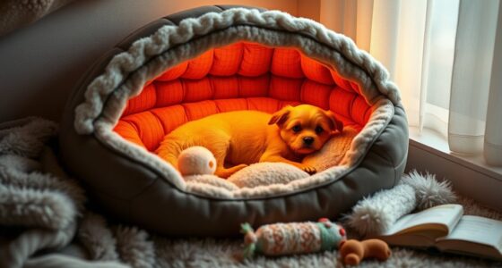 luxury heated pet beds