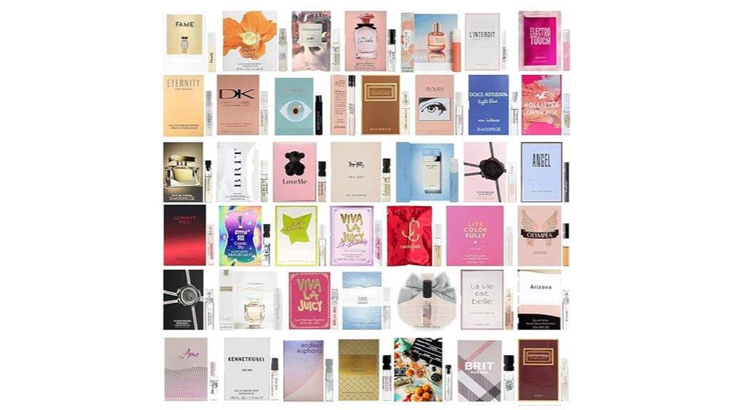 luxury women s fragrance sample set