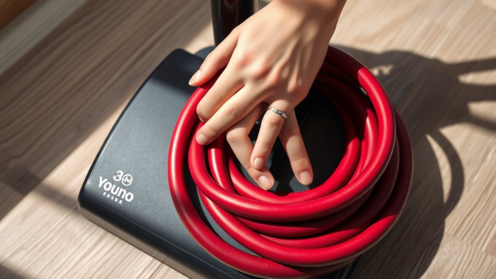 maintain cord storage and inspection