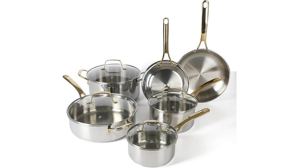 martha stewart stainless cookware