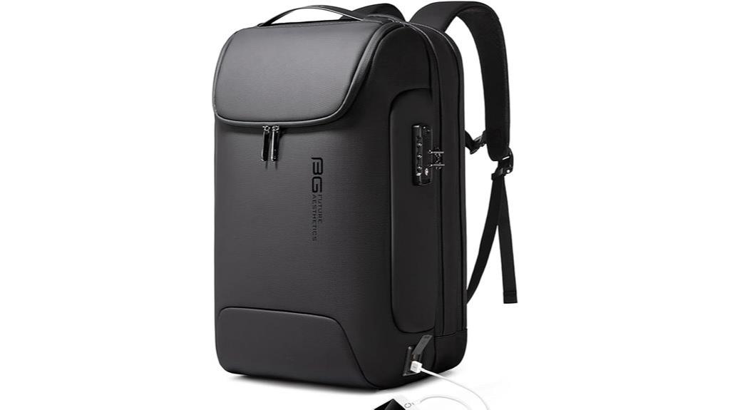 men s anti theft backpack