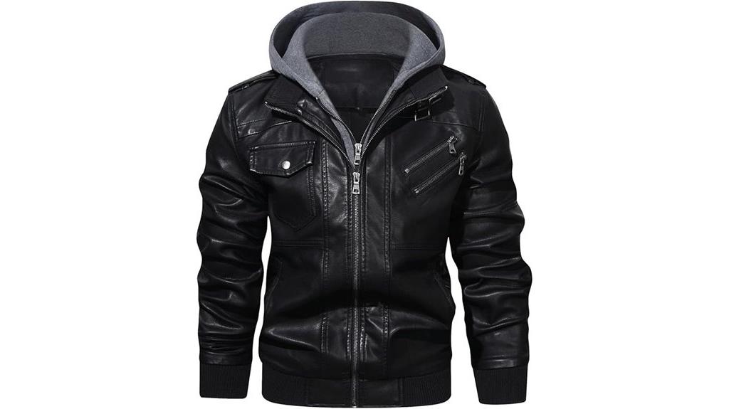 men s leather motorcycle jacket