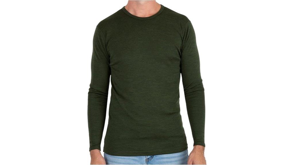men s merino wool base layer