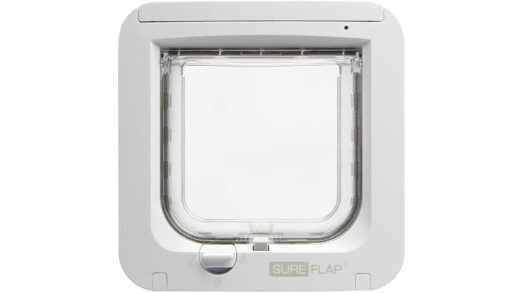 microchip cat flap white