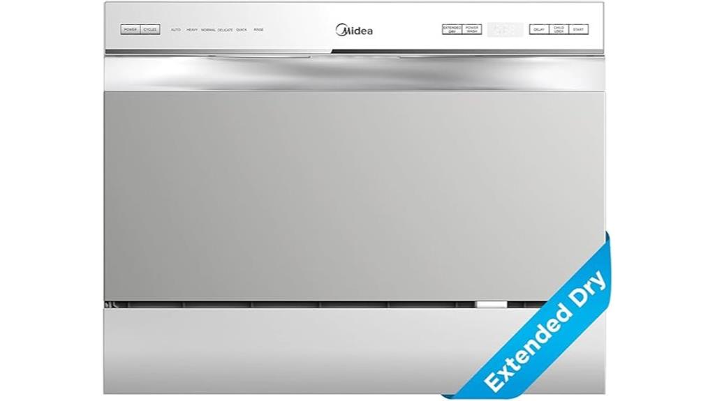 midea countertop dishwasher model