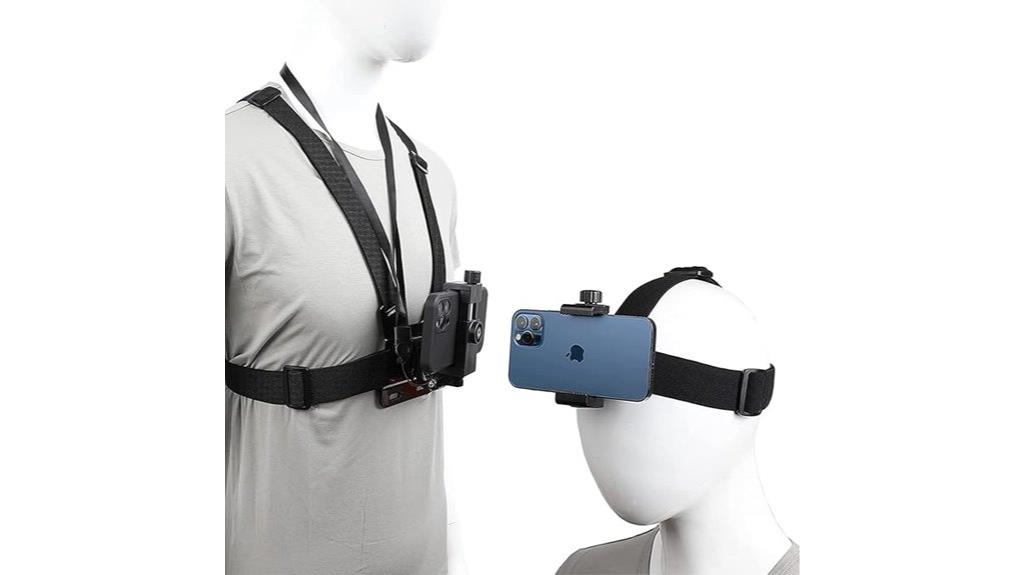 mobile camera chest head mount