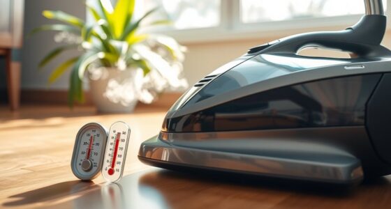 monitor vacuum system temperature