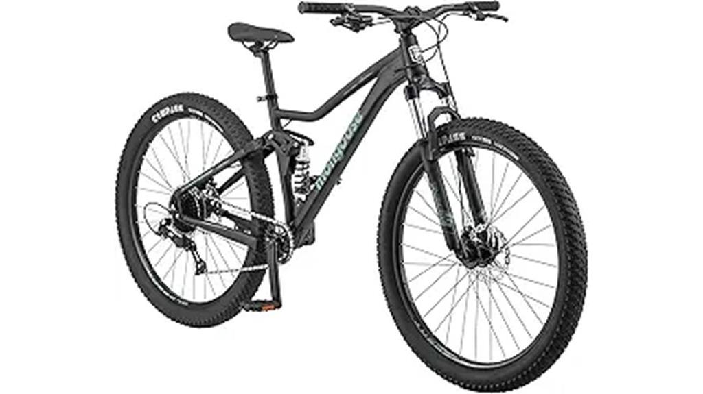 mountain bike with two sizes