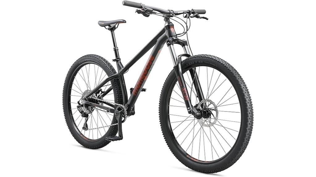 mountain biking switchback trails